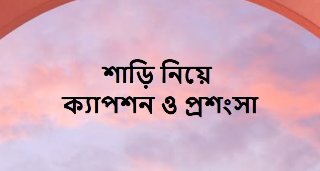 শাড়ি নিয়ে ক্যাপশন ও প্রশংসা